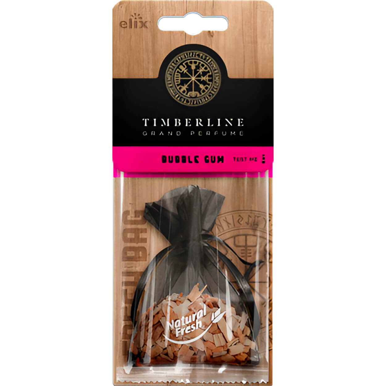 ✓Купить Ароматизатор подвесной для автомобиля (машины) Elix TIMBERLINE WOOD  Fresh Bag Bubble Gum жевательная резинка S-GB015-BG по выгодной цене |  Veritan