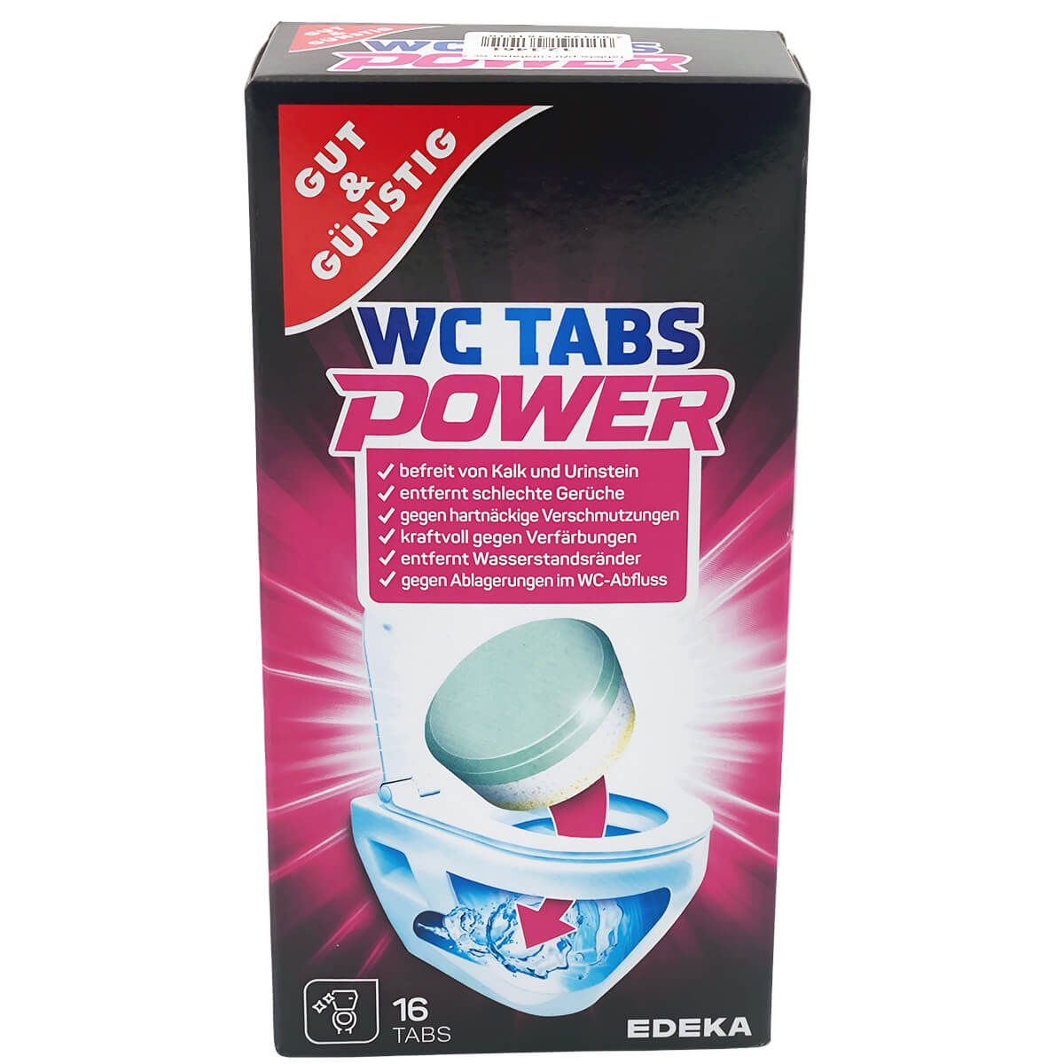 Таблетки для чистки унитаза WC TABS POWER 400 гр (16 таблеток х 25 гр) –  купить в интернет-магазине VERITAN с быстрой доставкой по Каушаны,  Штефан-Водэ, Кишинев, Молдова по выгодной цене: фото, технические